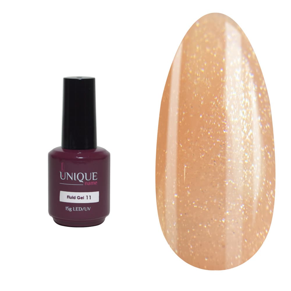Unique, Гель Флюид 11 (Fluid Gel 11) (15ml) #