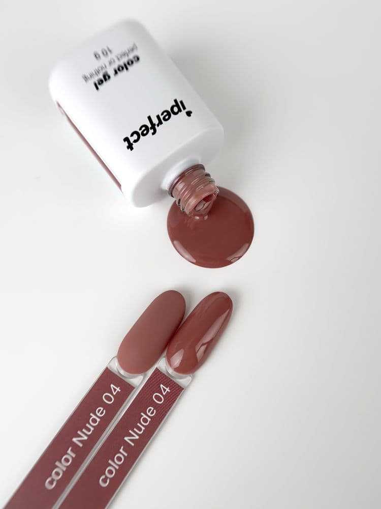 iPerfect, Nude color gel 04 - гель-лак для ногтей 10гр