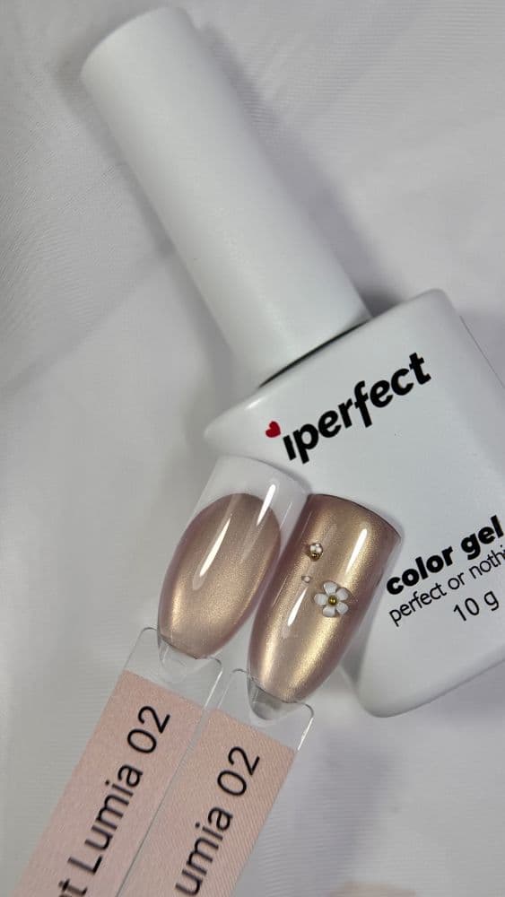 iPerfect, Lumia cat color gel 02 - гель-лак для ногтей, 10гр флакон с кистью