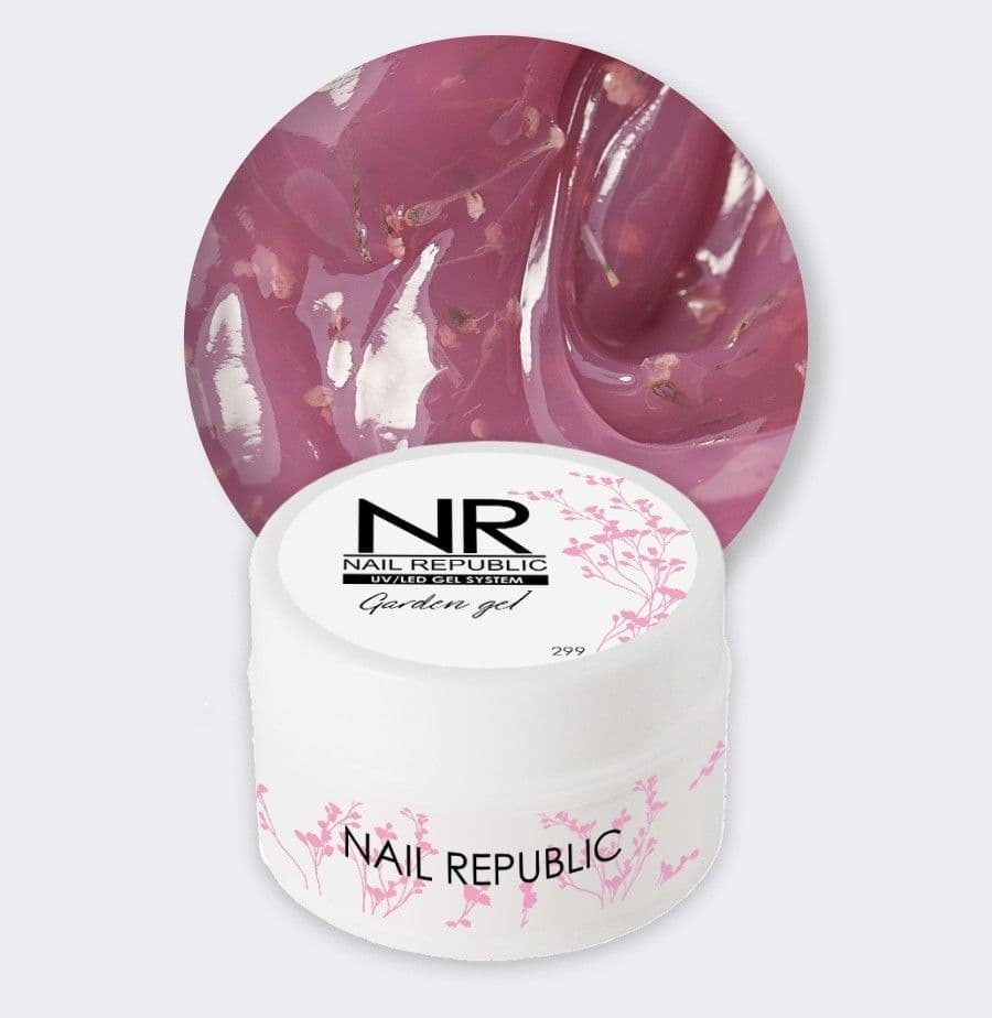 Nail Republic, Garden gel с сухоцветами №298 (15 гр)