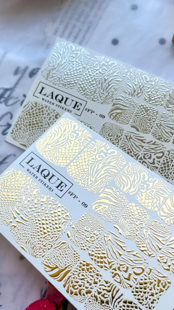 LAQUE Pedicure Foil -09 (Gold) #