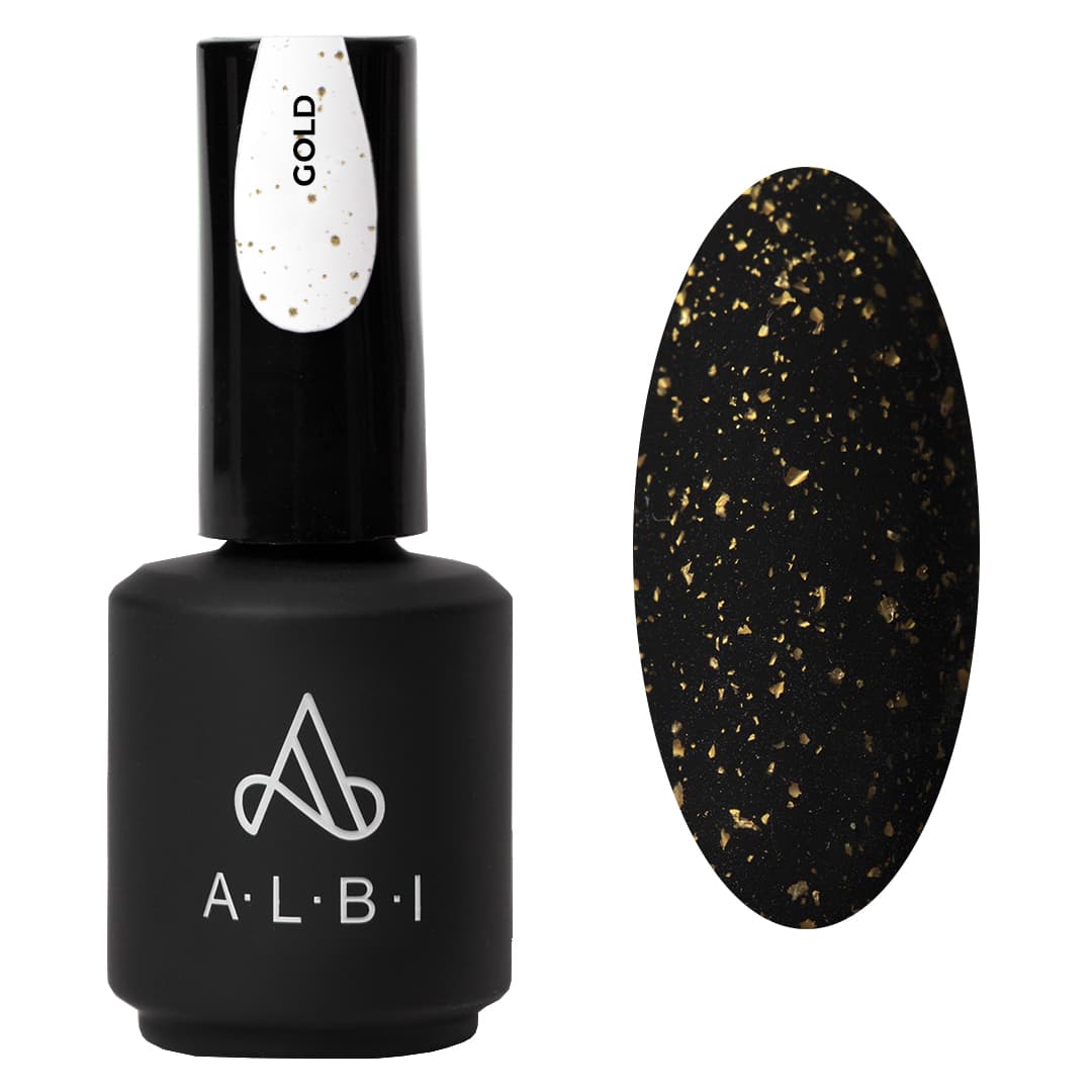 ALBI, Топ MATTE Potal Gold, 15ml #