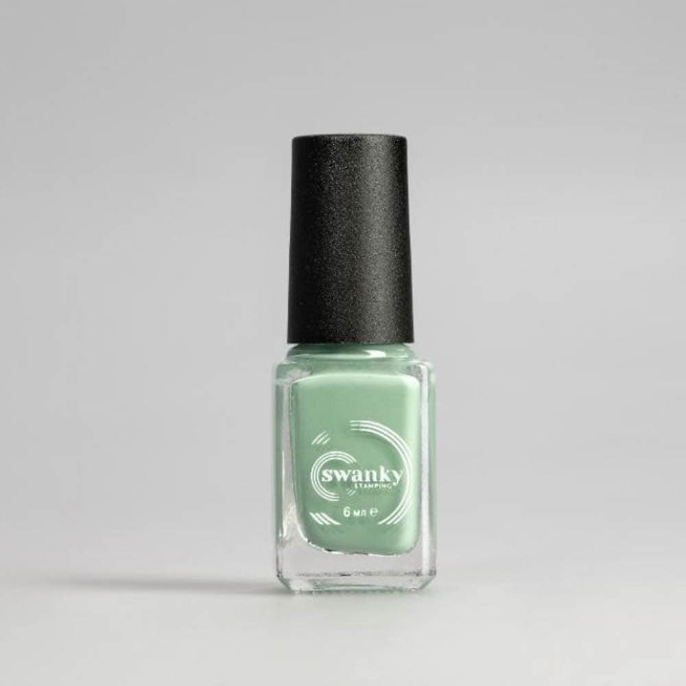 Swanky Stamping, Лак для стемпинга S029, фисташковый 6мл #