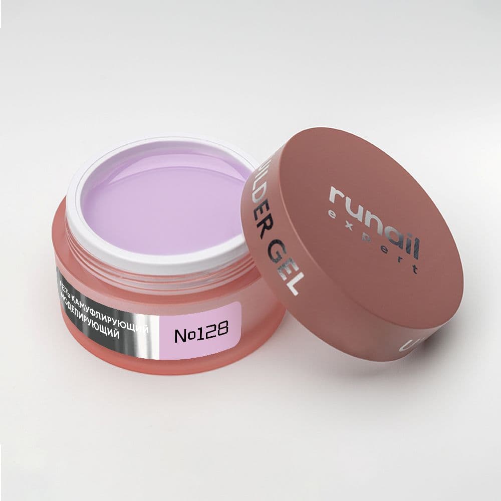 Runail, Гель моделирующий UV BULDER GEL Expert № 128, 50г банка
