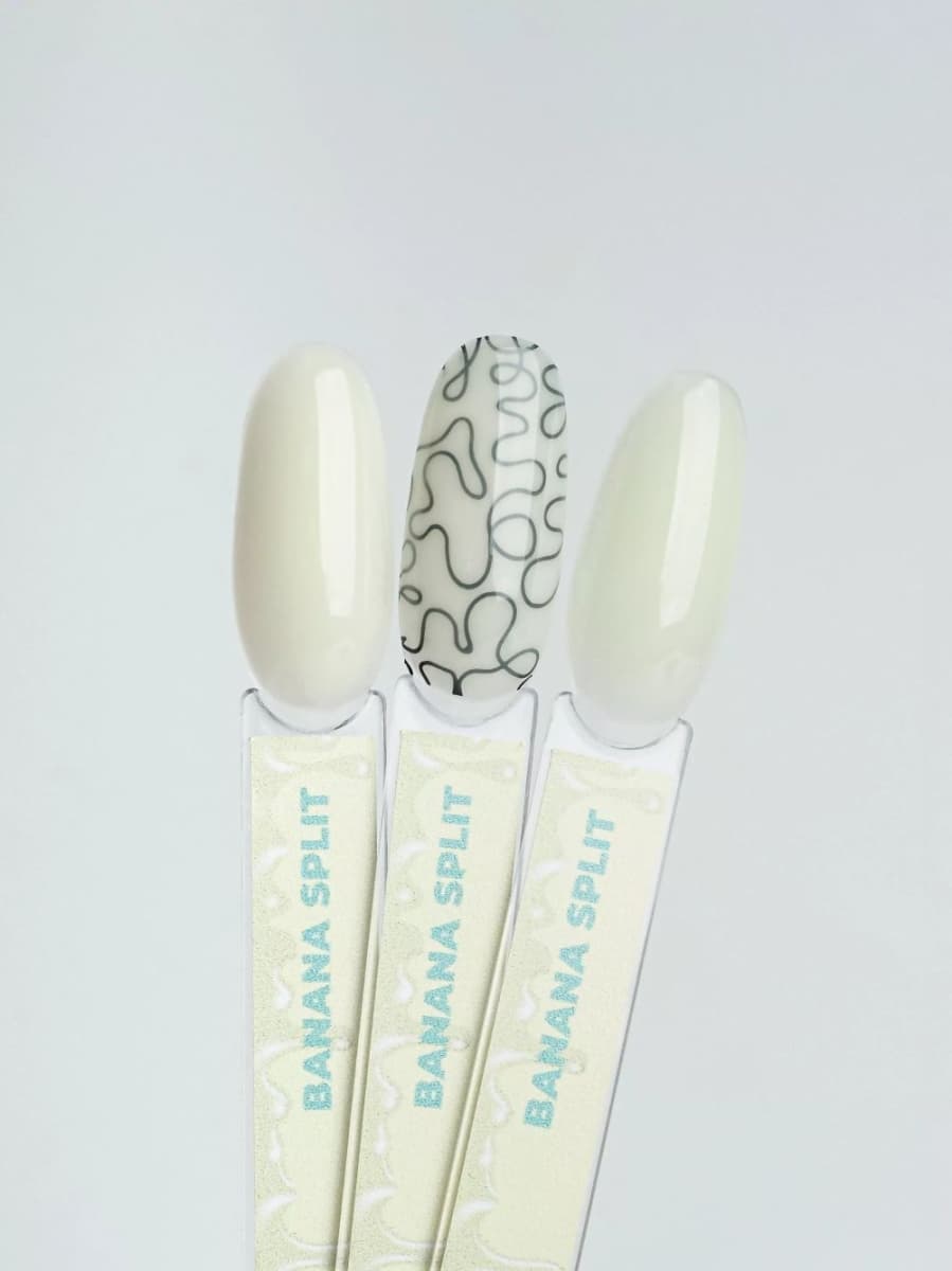 Swanky Stamping, Финишное покрытие Банановое мороженое (Banana Split) , 10мл