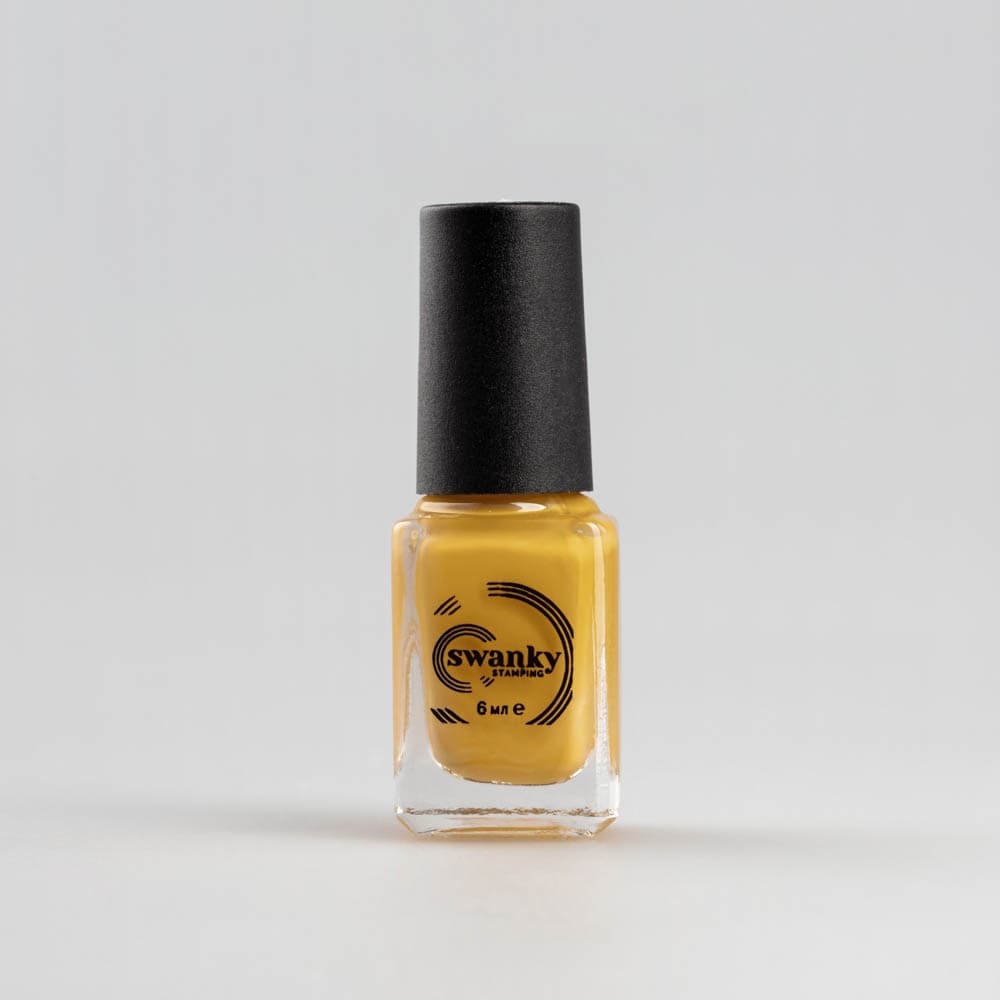 Swanky Stamping, Лак для стемпинга S039, горчичный 6мл #