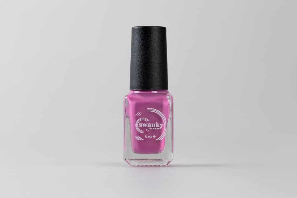Swanky Stamping, Лак для стемпинга S072 ягодный, 6мл #