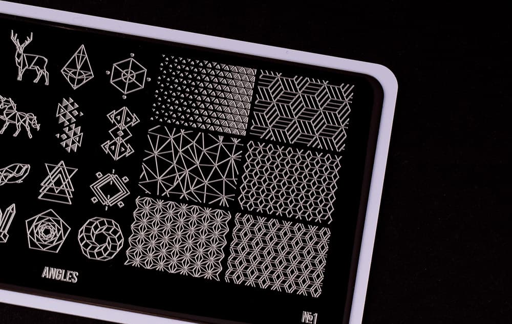 Go! Stamp, Пластина для стемпинга  1 Angles