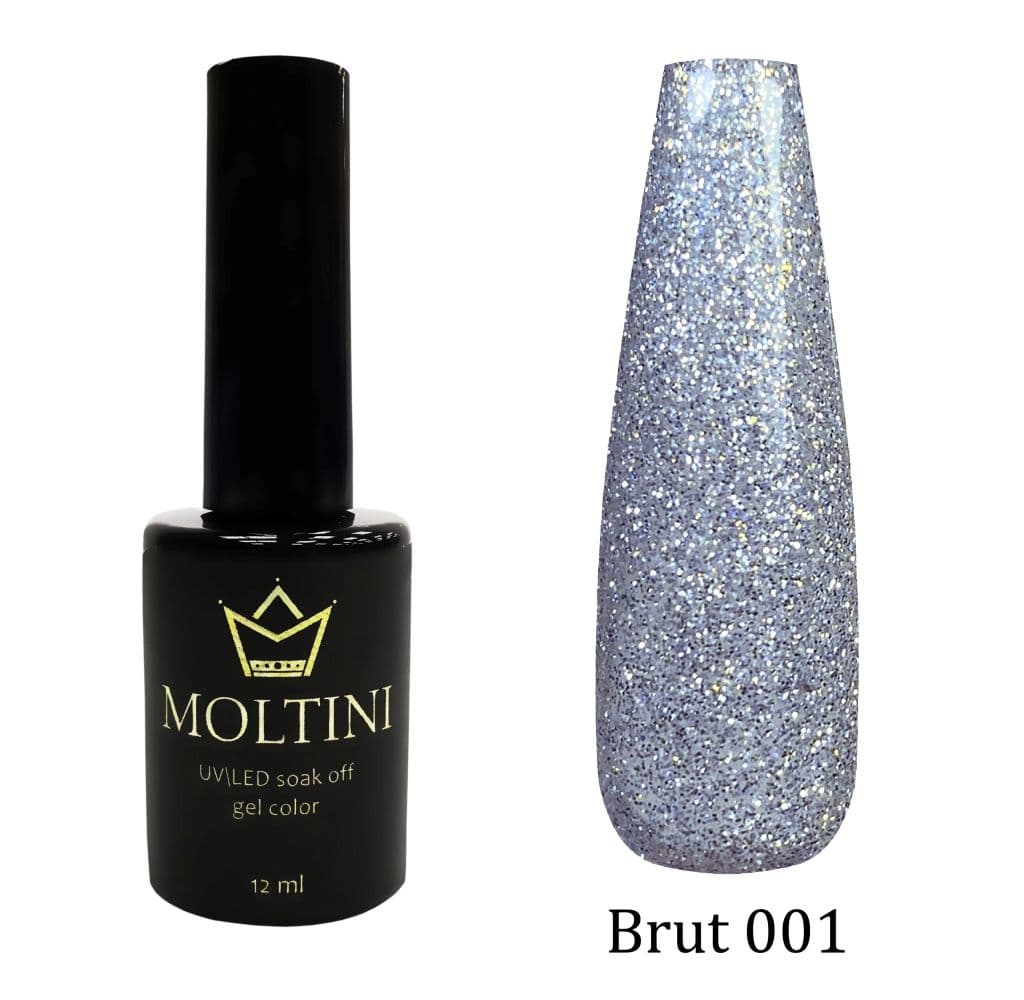 Moltini Гель-лак "Brut" № 001. 12 мл.