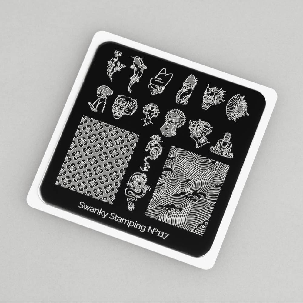 Swanky Stamping, Пластина 117 маленькая 6*6см