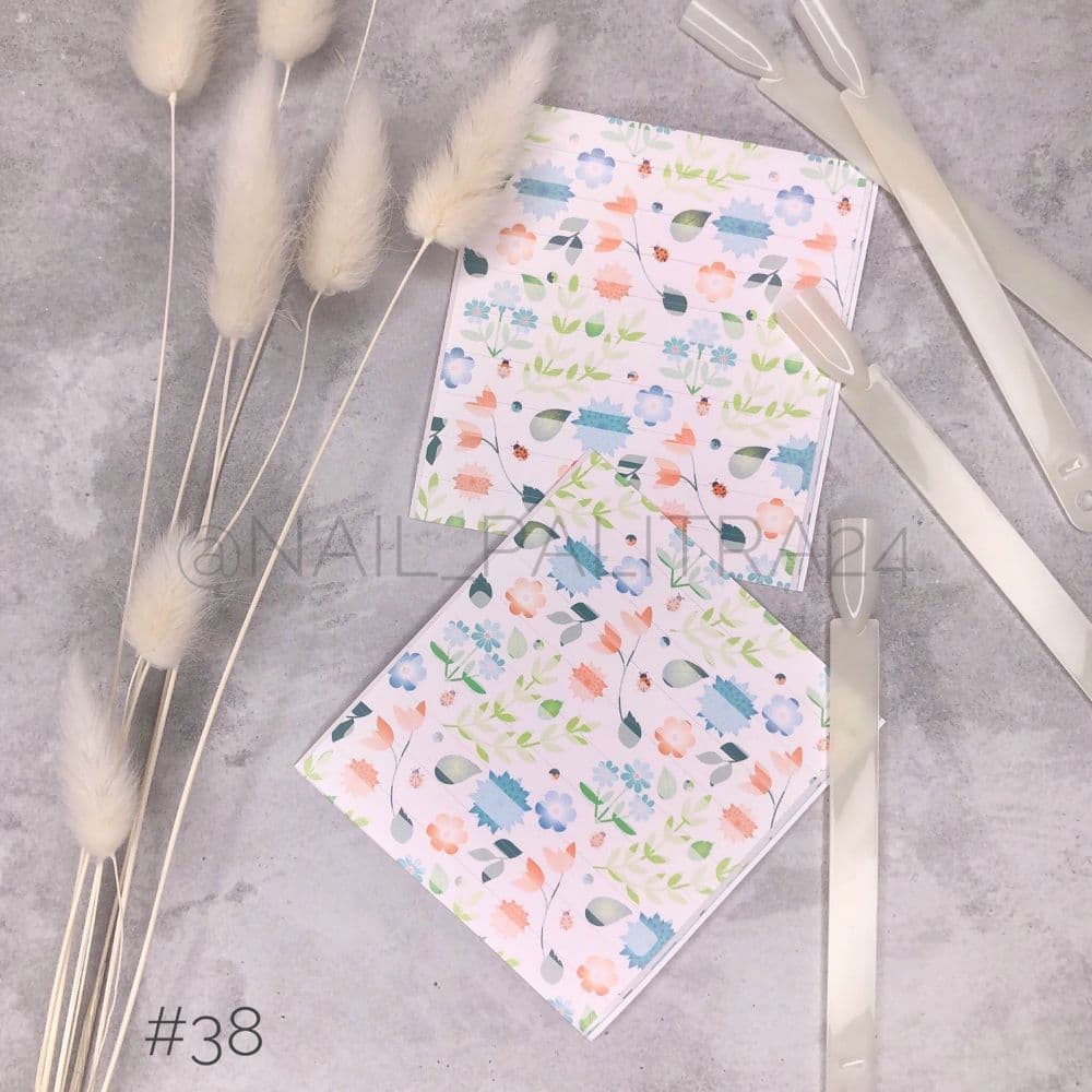 ОПТ, Наклейки на типсы №38 (100шт)