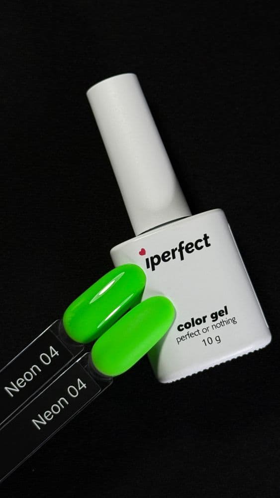 iPerfect, Neon color gel 04 - гель-лак для ногтей, 10гр флакон с кистью
