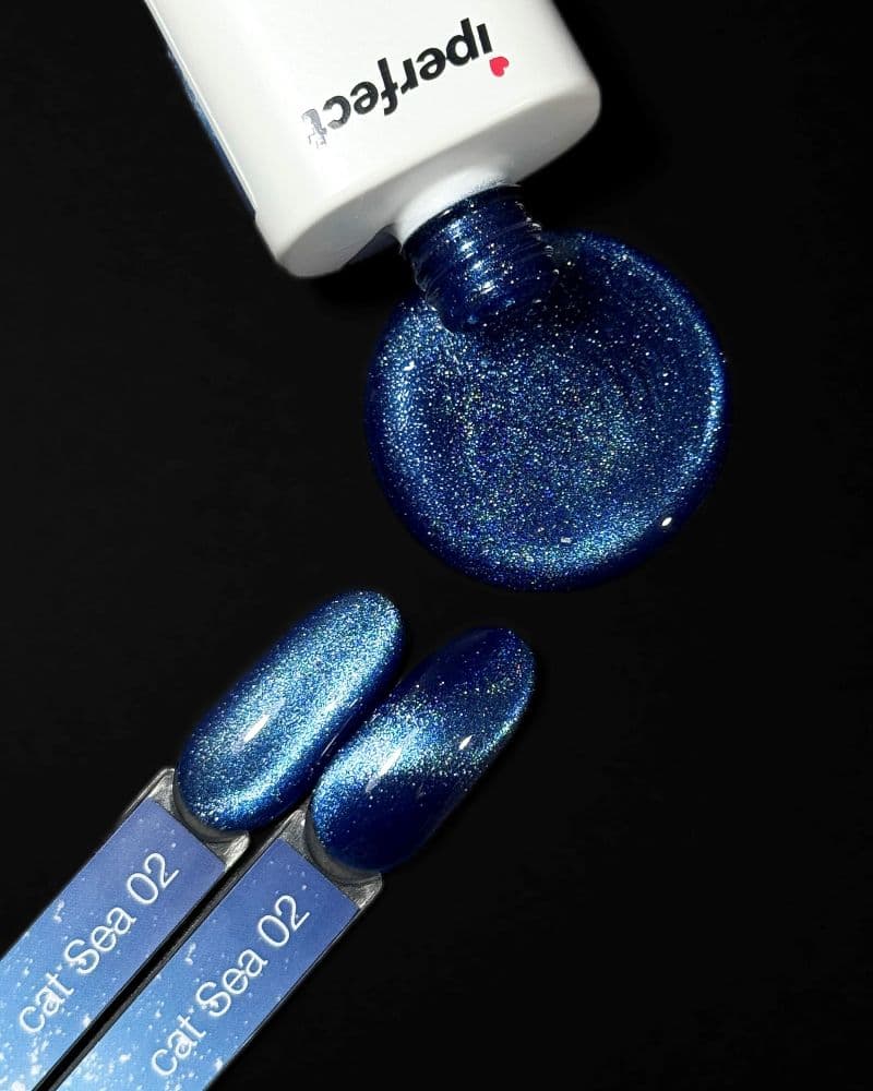 iPerfect, Sea cat color gel 02 - гель-лак магнитный для ногтей 10гр флакон с кистью