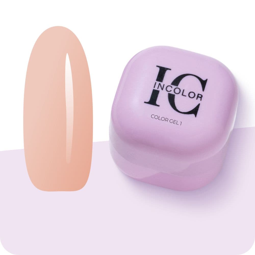 Incolor, Гель Цветной Color gel №1 15г #