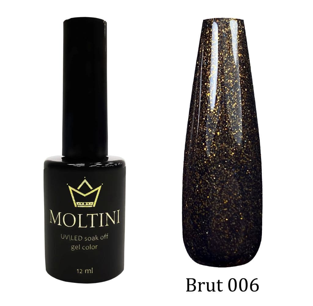 Moltini Гель-лак "Brut" № 006. 12 мл.