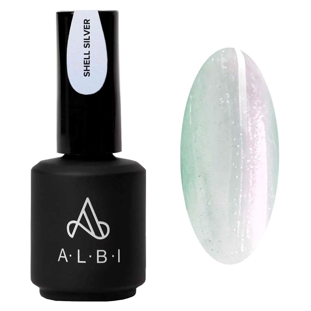 ALBI, LIQUID POLYGEL SHELL SILVER ,15ml