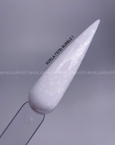 Kukla,  Bubble Гель 01 15мл молочный коктейль