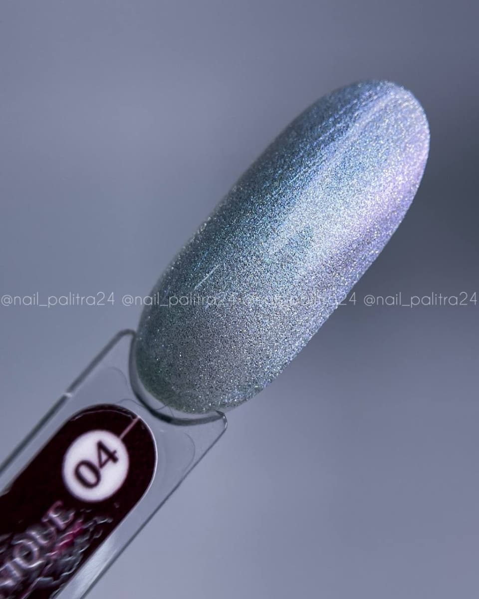 Unique, Гель-лак Диско Кошка №04 (Flash Cat №04) (8ml) #