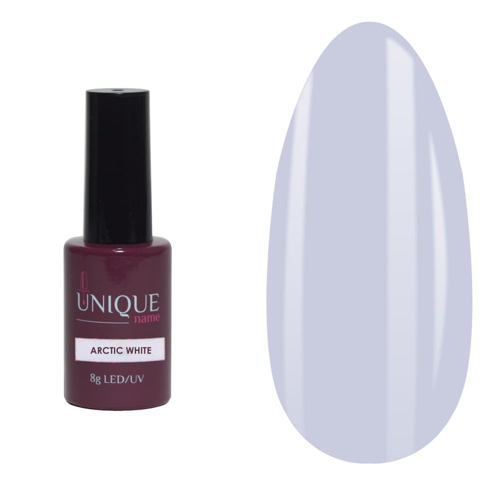 Unique, Гель-лак Полярный белый (Arctic White) (8ml)
