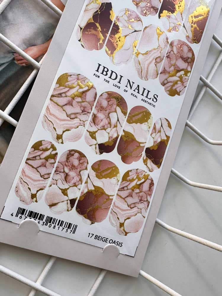 IBDI,  Пленки для маникюра IBDI NAILS 17 BEIGE OASIS
