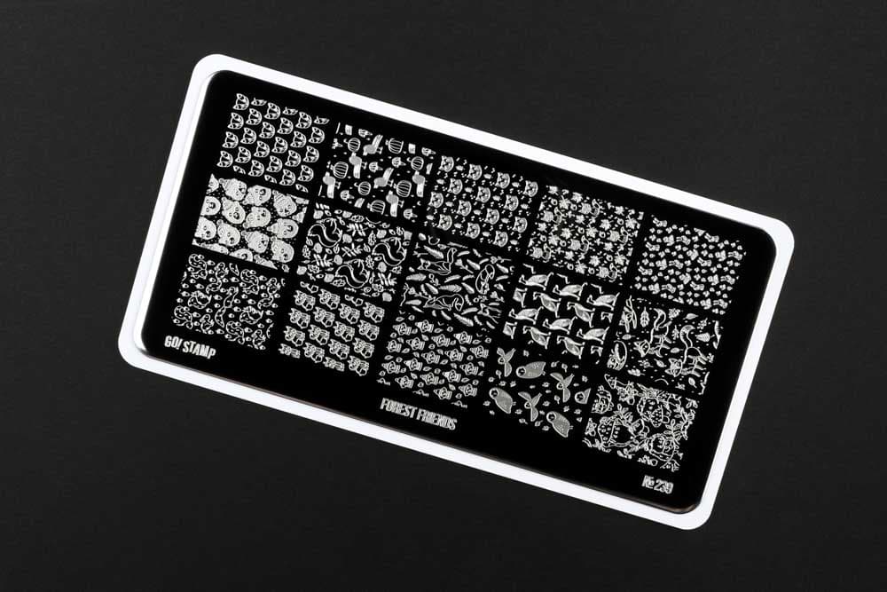 Go! Stamp, Пластина для стемпинга 239 Forest Friends