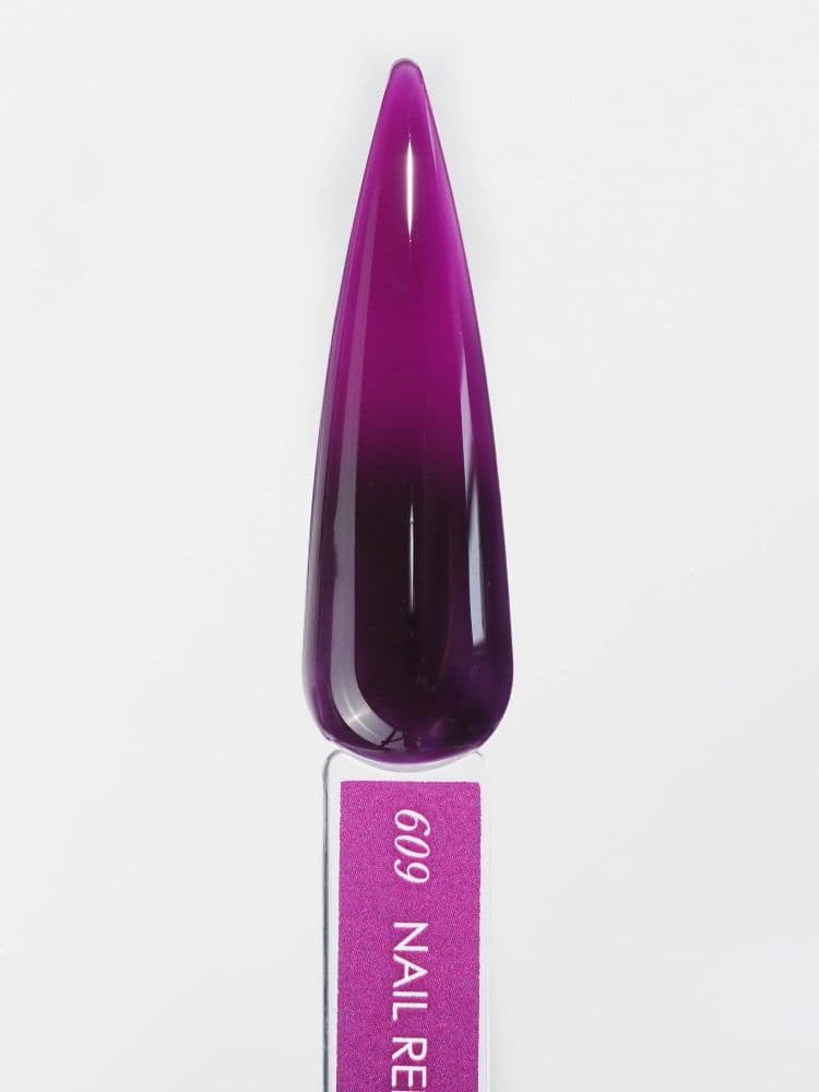 Nail Republic, Гель-лак THERMO COLOR 609, Сливовый-сиреневый (10мл)