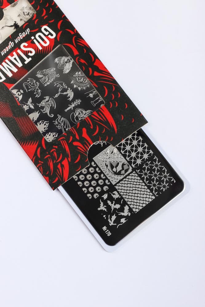 Go! Stamp, Пластина для стемпинга 170 Dragon Queen