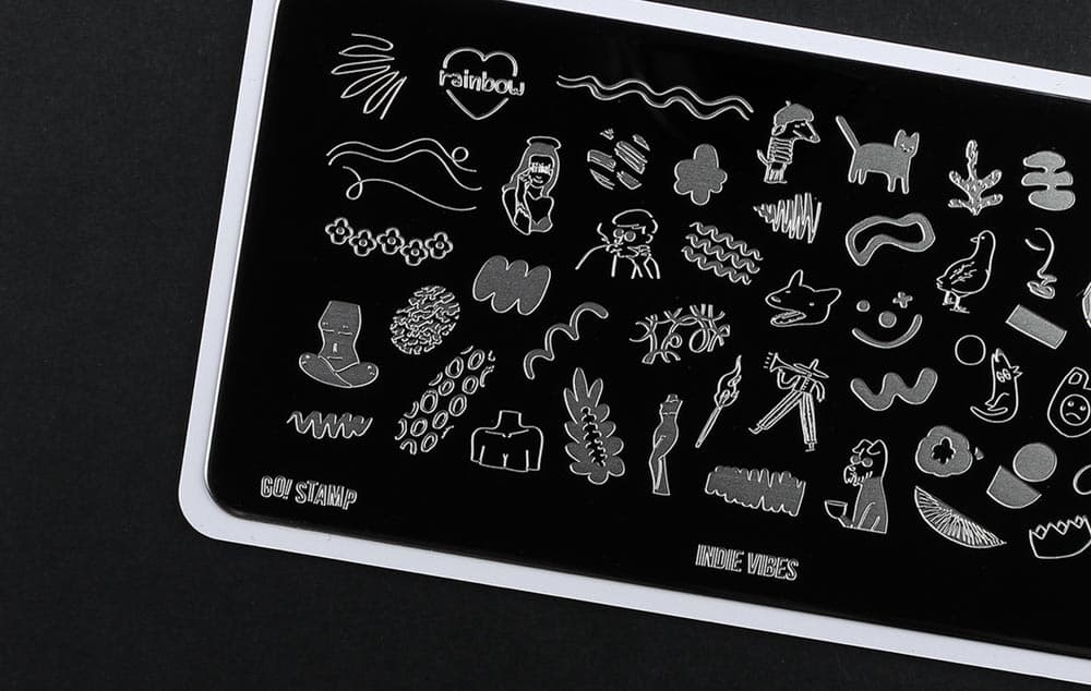 Go! Stamp, Пластина для стемпинга 229 Indie Vibes