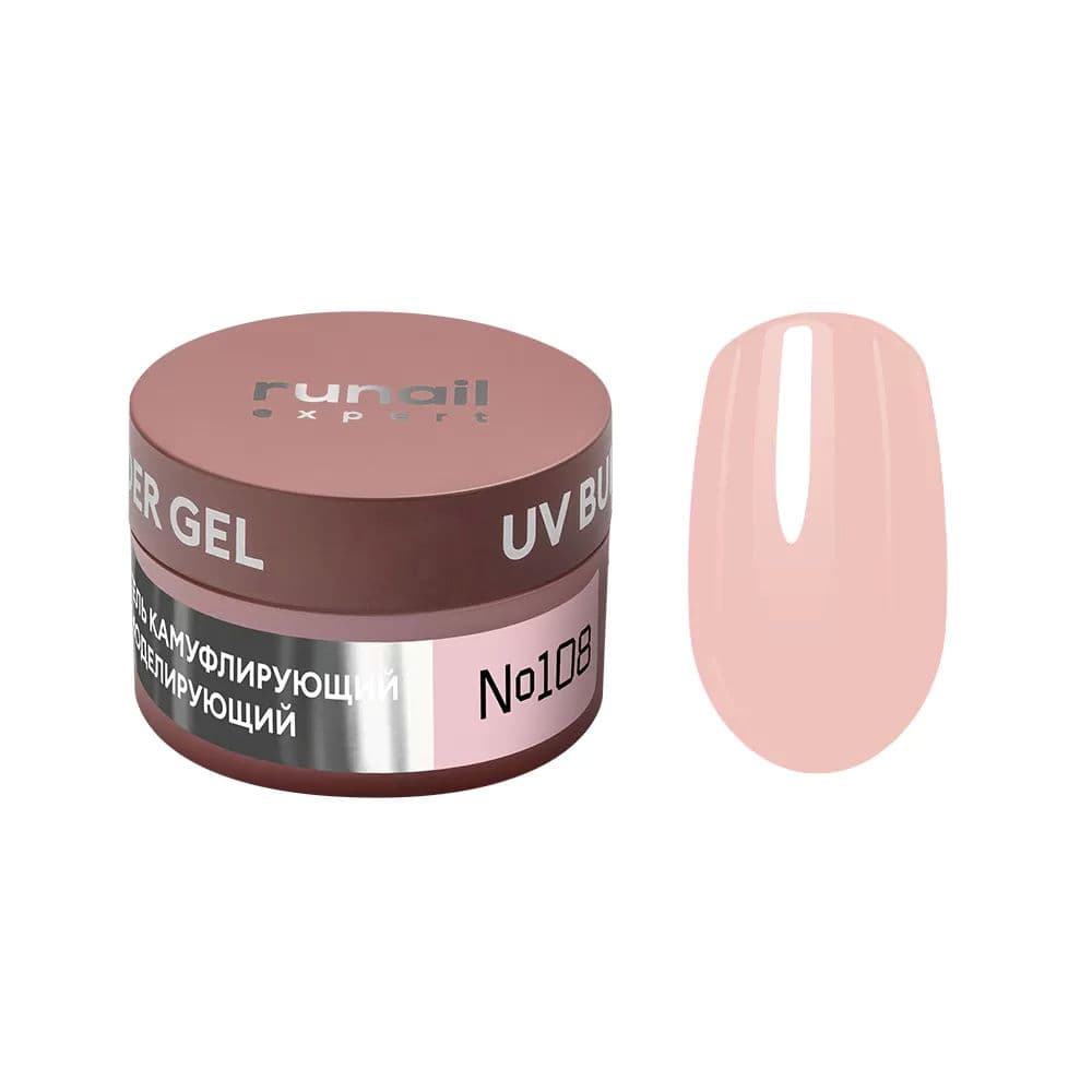 Runail, Гель моделирующий UV BULDER GEL Expert № 108, 15г банка