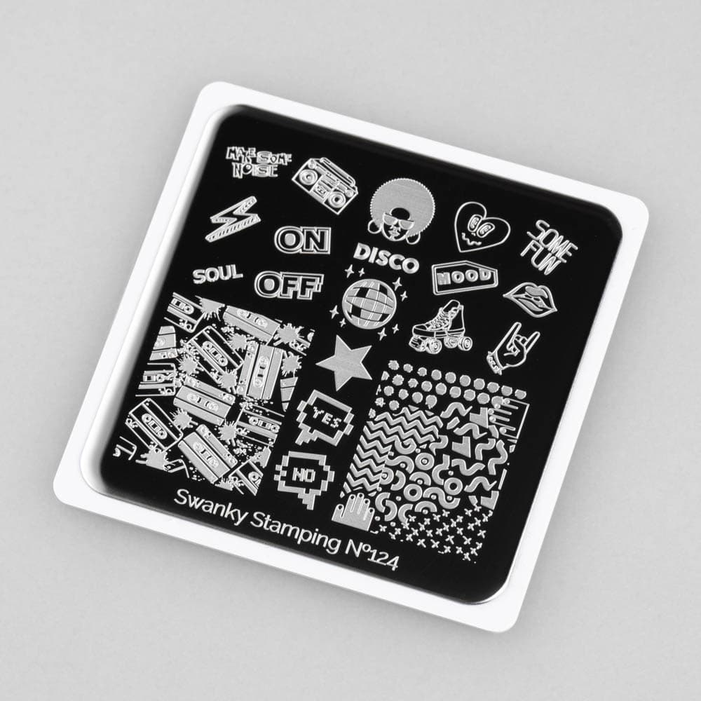 Swanky Stamping, Пластина 124 маленькая 6*6см