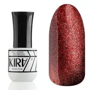 КИРА гель-лак кошачий глаз RED 001 10мл