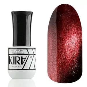 КИРА гель-лак кошачий глаз RED 003 10мл