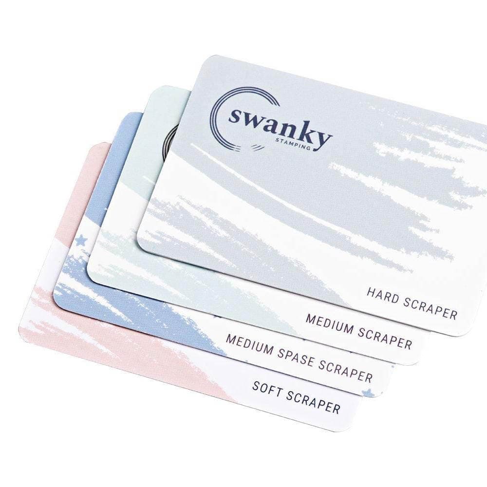 Swanky Stamping, Набор скраперов 4 штуки