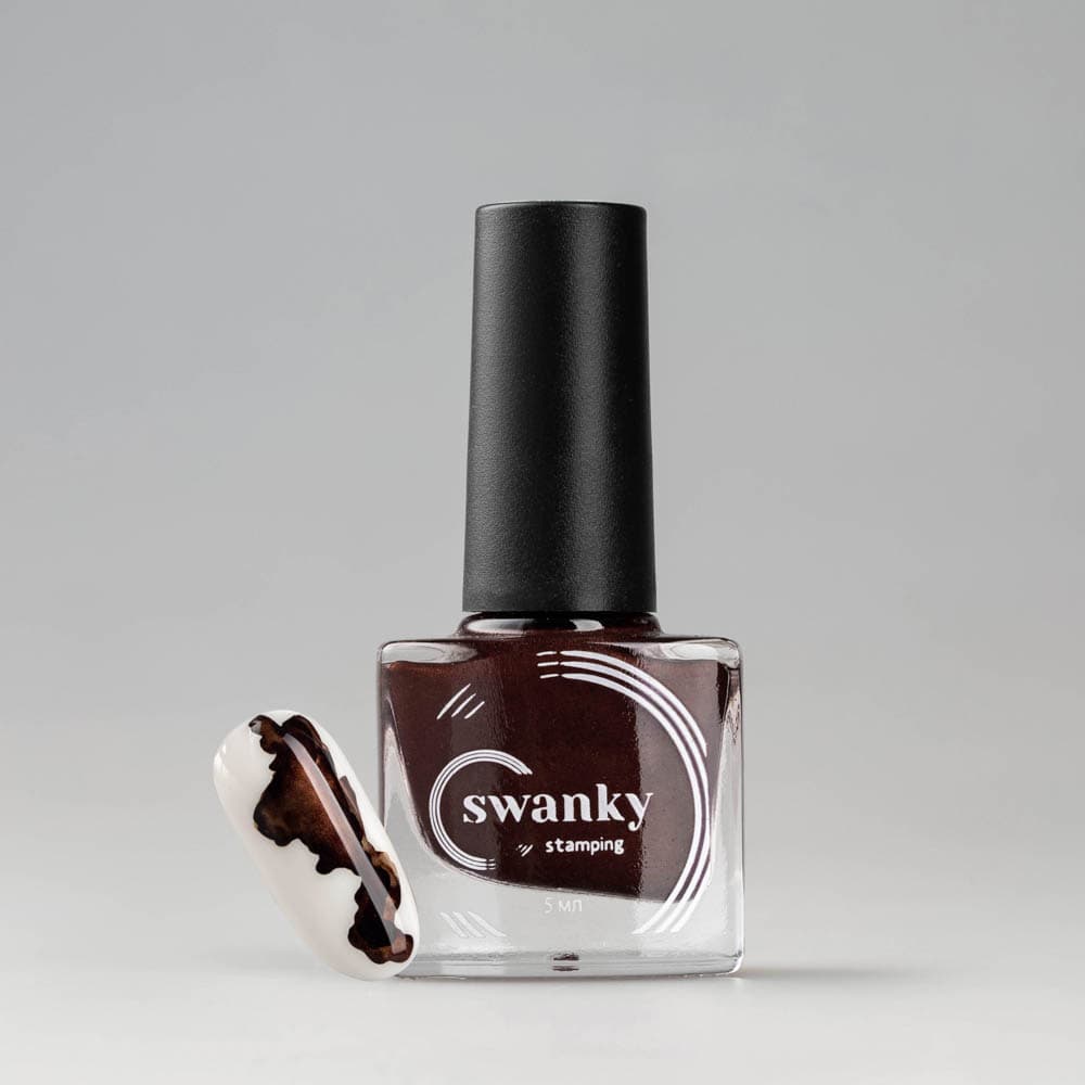 Swanky Stamping, Акварельные краски PM 02, коричневый, 5мл #