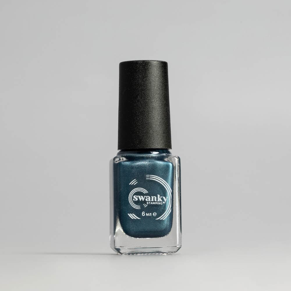 Swanky Stamping, Лак для стемпинга M0113 петроль 6мл #