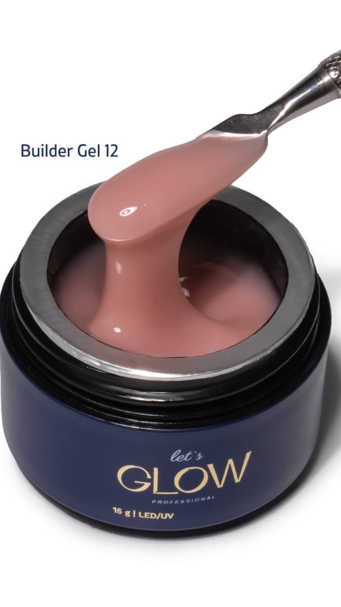 LetsGlow Строительный гель Builder gel №12 13гр