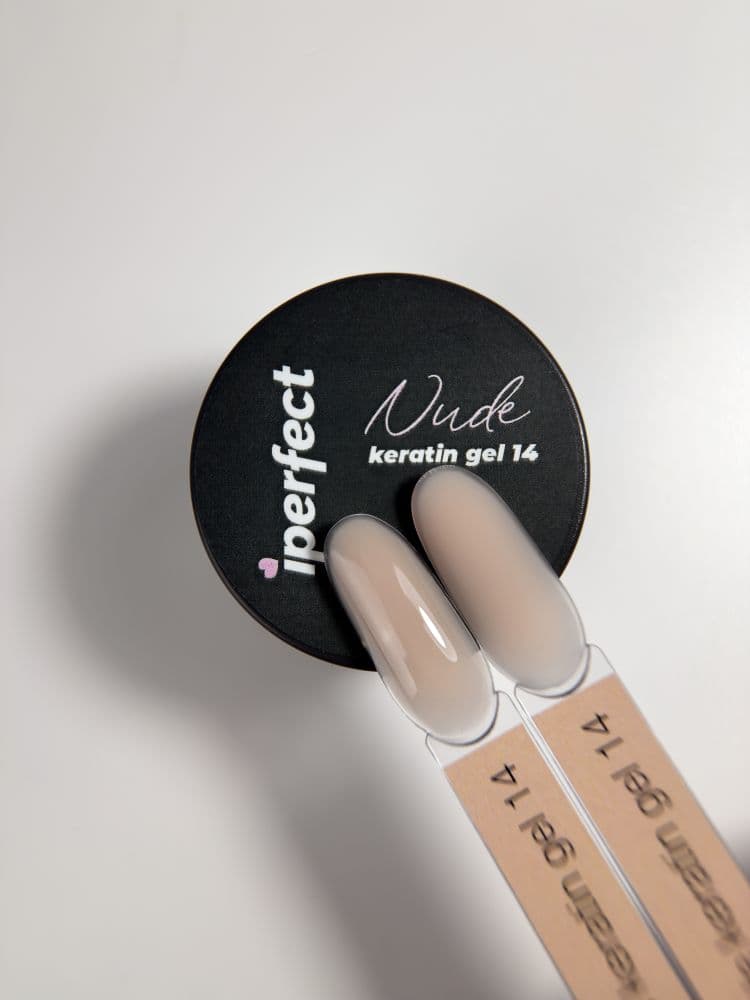 iPerfect, Nude keratin gel 14 - гель для укрепления и моделирования ногтей 15гр