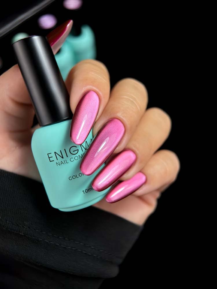 ENIGMANIC, Гель-лак с эффектом кошачий глаз AURA silk cat 04 10 мл.
